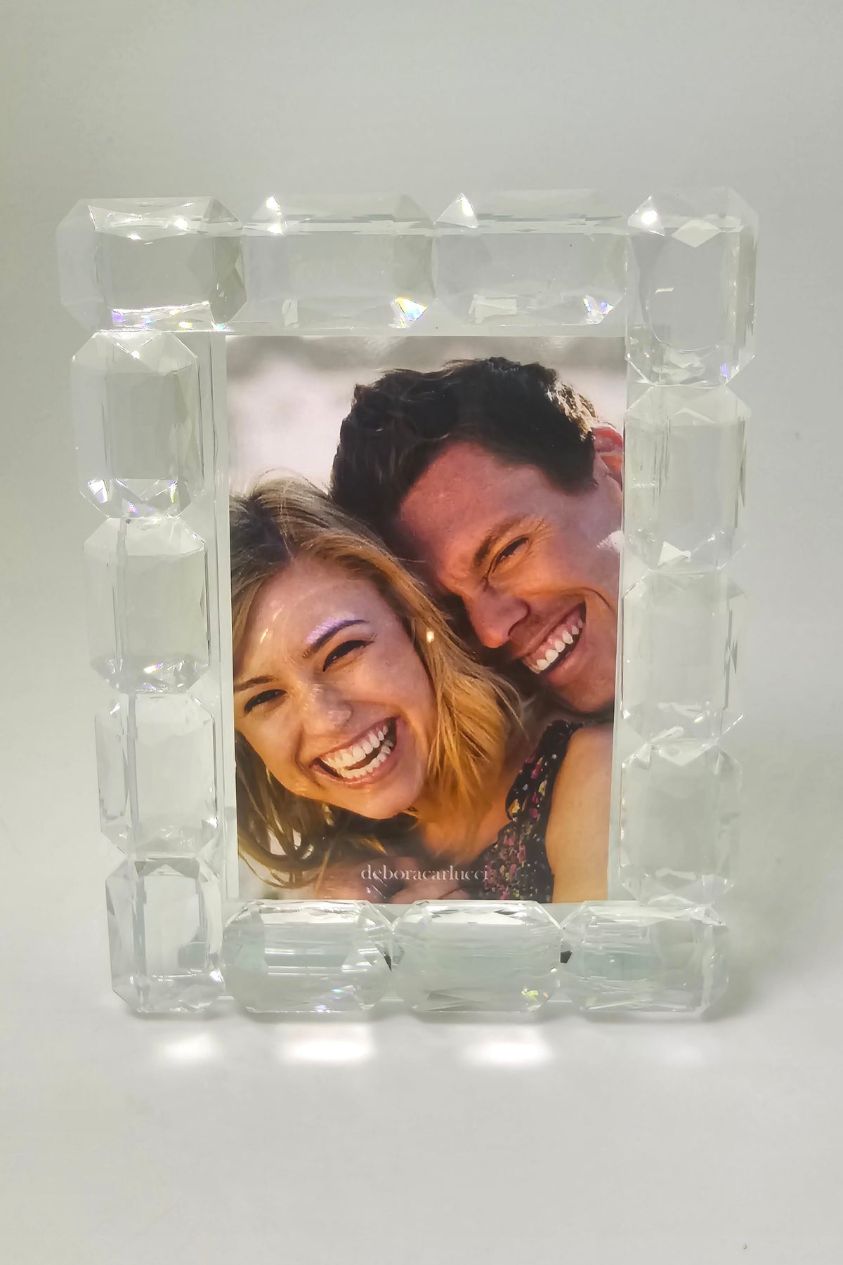 Marco de fotos Debora Carlucci con broche de flor de cristal Swarovski #DC1711