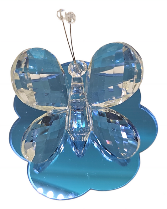 Figurilla de mariposa blanca de Murano y cristal italiano al 24 % #12557