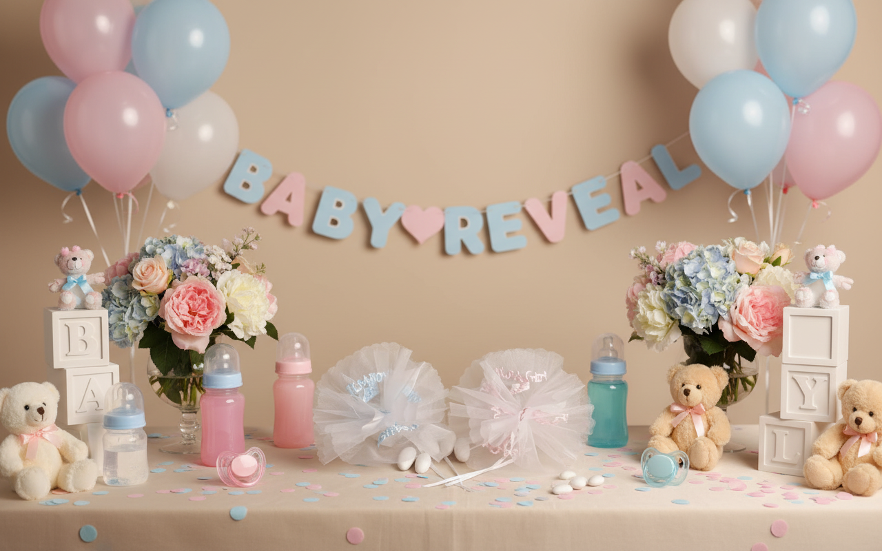 Malla It's a Girl It's a Boy - 25 piezas por bolsa #61119