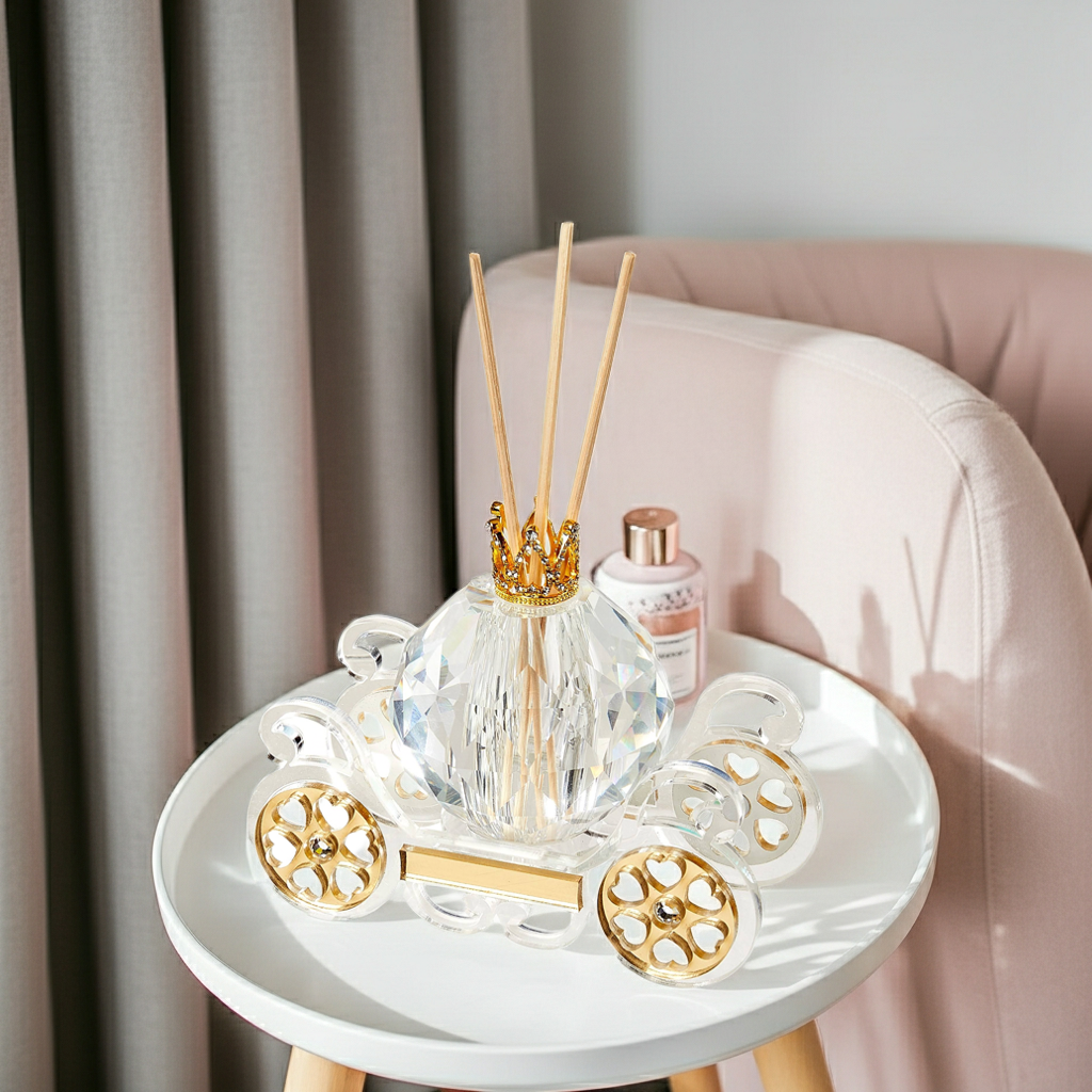 Diffusore trasparente per aromaterapia Crystal Lotus con mini cristalli Swarovski all'interno # 33119