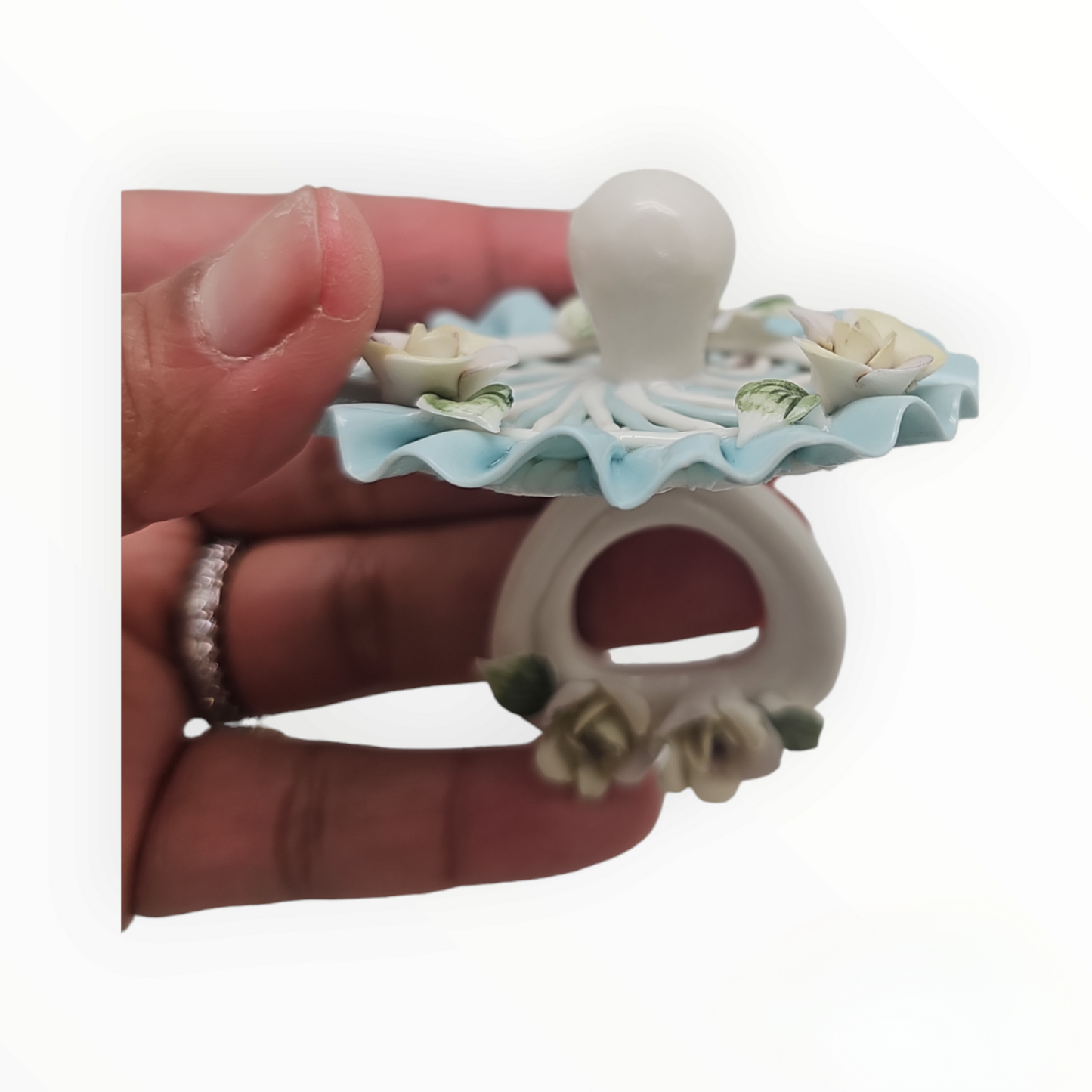 Capodimonte Porcelain Baby Pacifier F5032