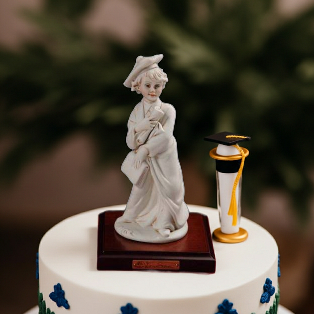 Figurilla de niño de graduación de porcelana n.º 2909