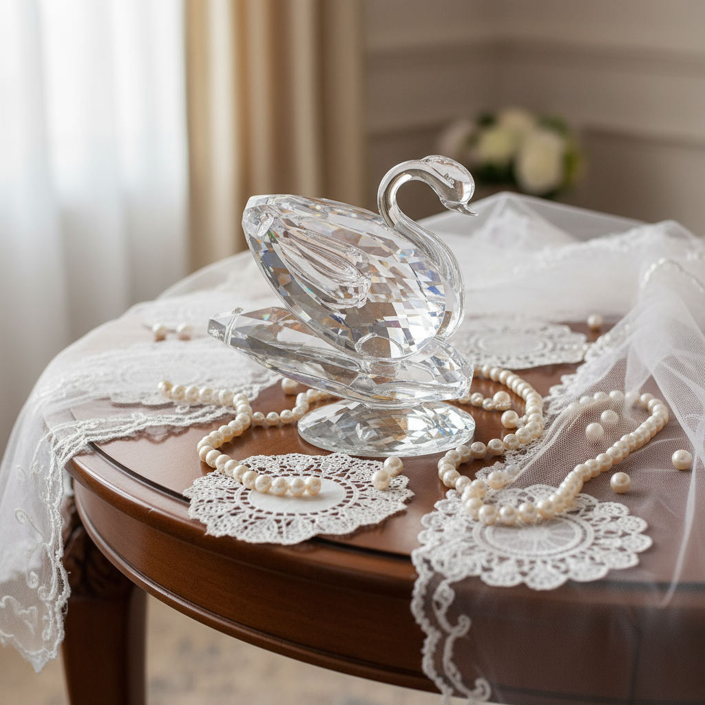 Cisne de cristal italiano #2750