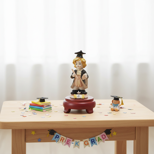 Recuerdos de fiesta de graduación de porcelana para niño/niña #4D0382