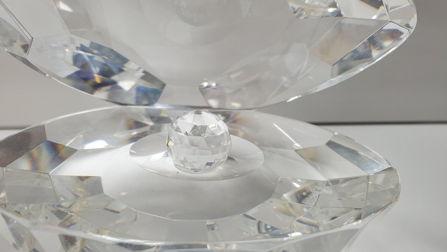 Ostra de cristal con perla #CR034
