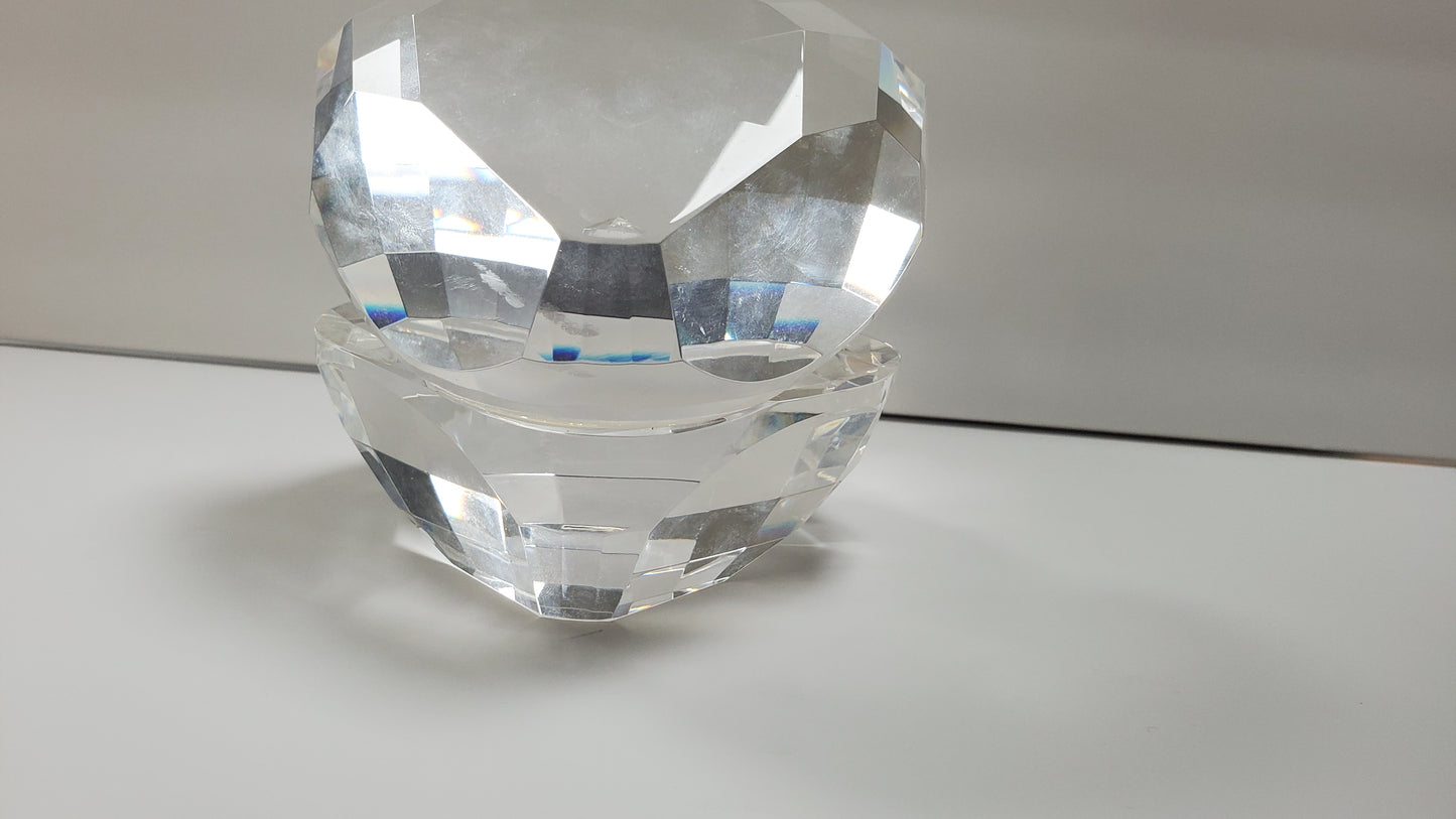 Ostra de cristal con perla #CR034