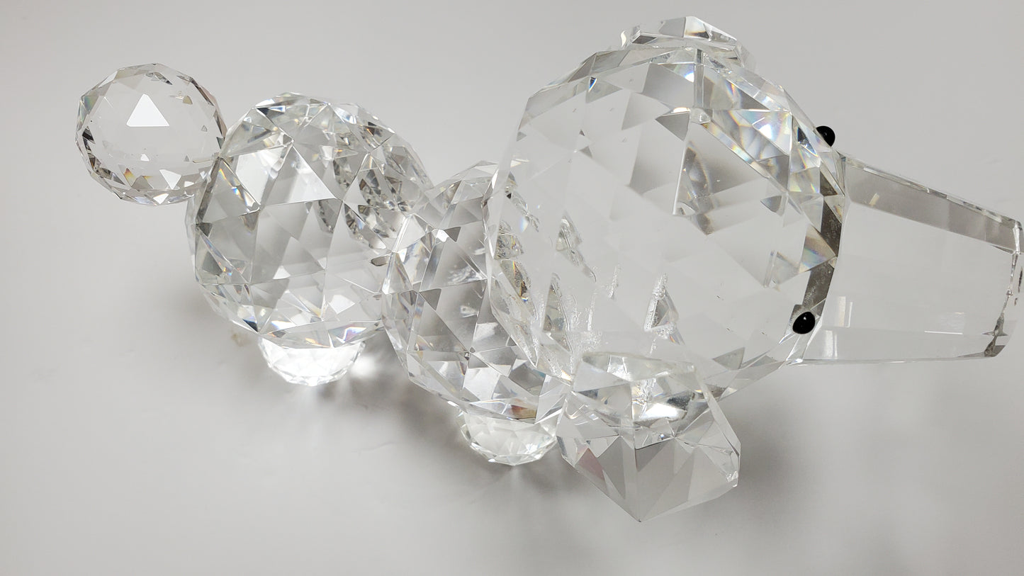 Centro de mesa con estatuilla de cachorro de cristal #CR044