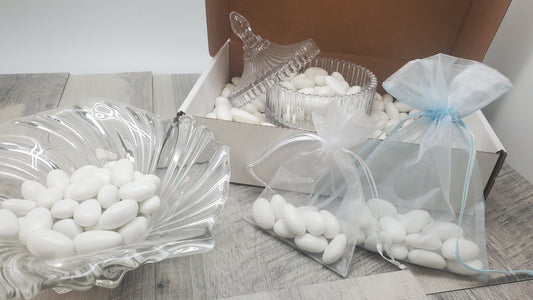 Extra Fine White Jordan Almonds  SUG-001
