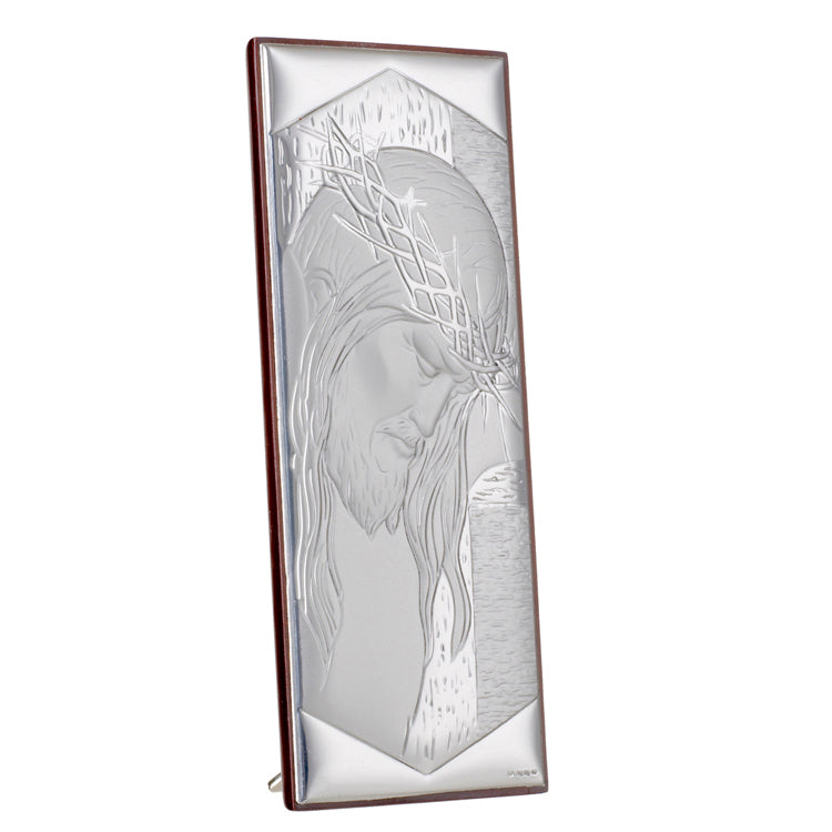 Jesus Portrait Italian 925 Silver Argento Icon #1004