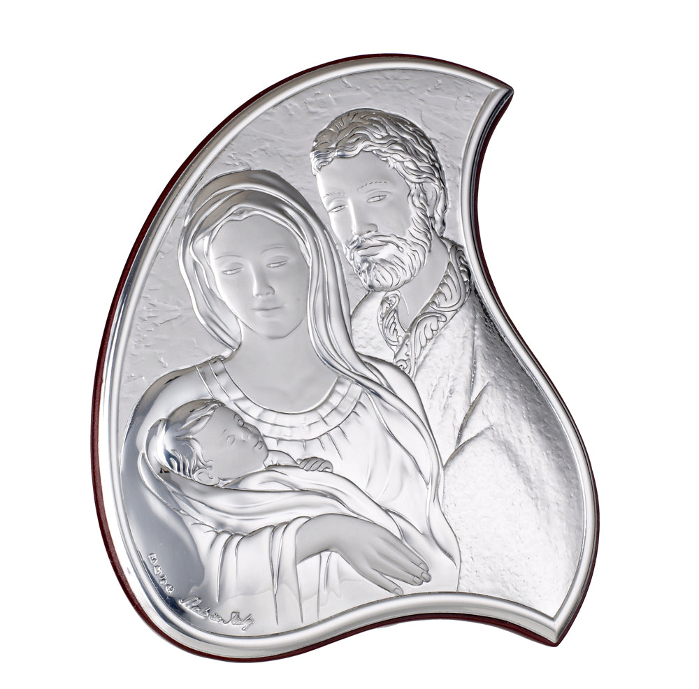 Italiano 925 Plata Argento Sagrada Familia Icono #1835