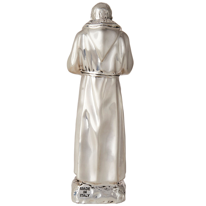 Panorama Argenti Padre Pio 925 Argento Statua/Statuetta in Argento #7146