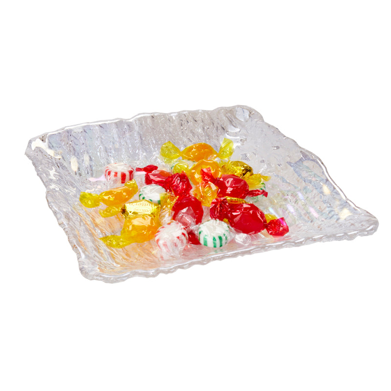 Debora Carlucci Clear Murano Plato cuadrado para dulces #001