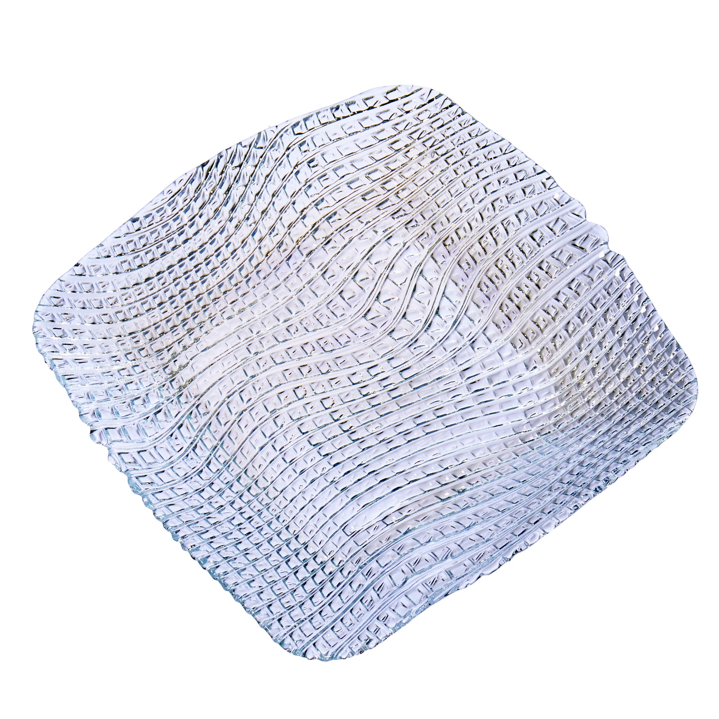 Debora Carlucci Clear Murano Plato cuadrado para dulces #DC002