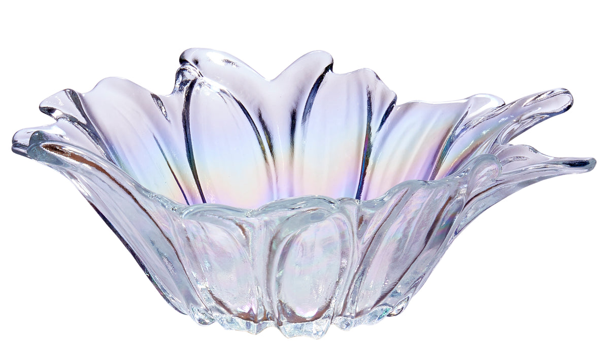 Debora Carlucci Murano Glass Sunflower Deep Candy Dish #JS3