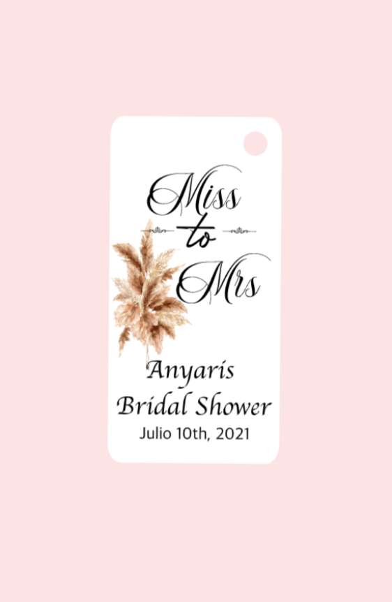 Bridal Shower Bigliettini / Tags MMBS-011