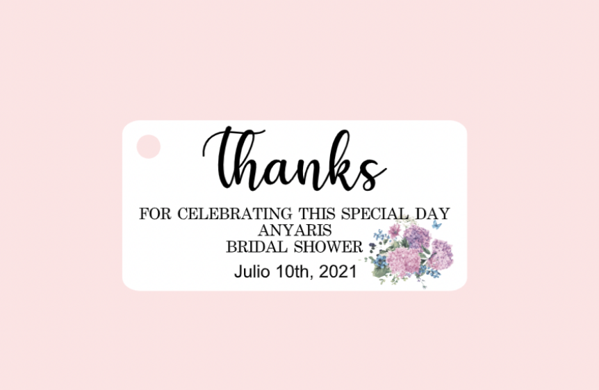 Bridal Shower Bigliettini / Tags MMBS-018