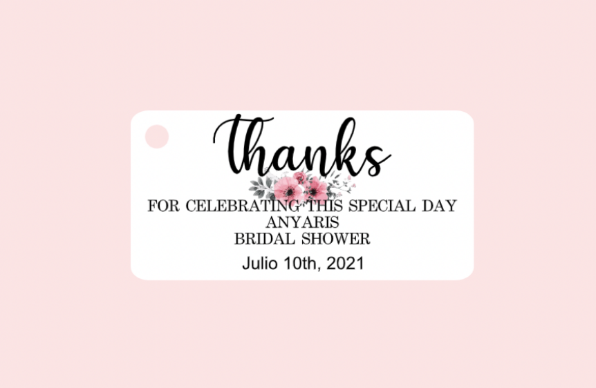 Bridal Shower Bigliettini / Tags MMBS-024