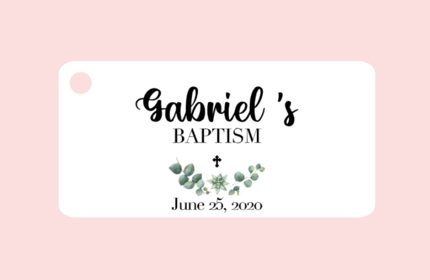 Christening Bigliettini/ Tags MMB-0011