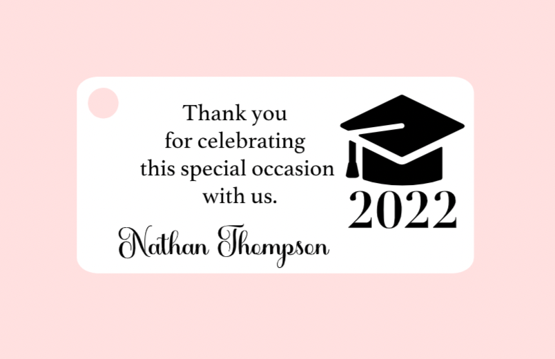 Graduation Tags MMGR-012 2 x 1