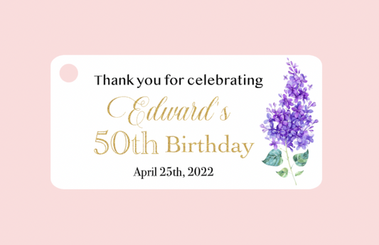 Etiquetas de cumpleaños y agradecimiento MMTH-002