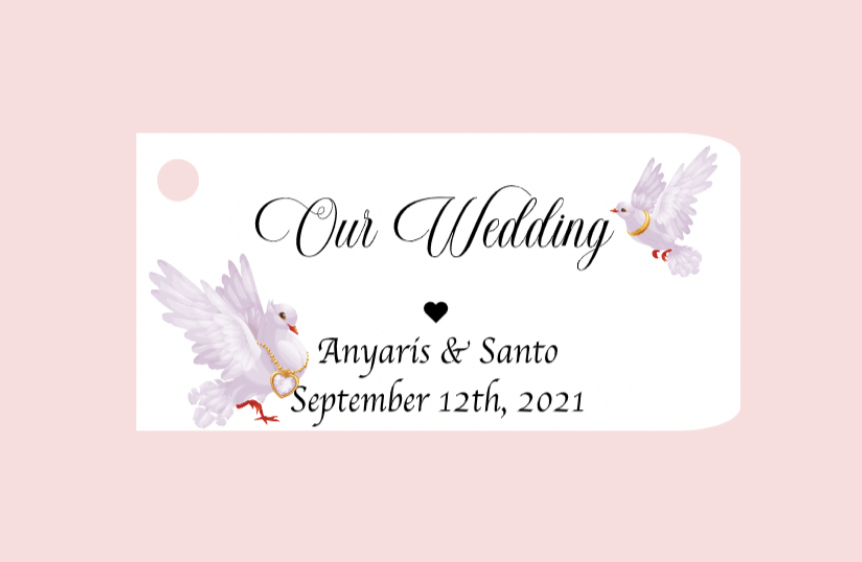 Wedding Favor Bigliettini / Tags MMW-004