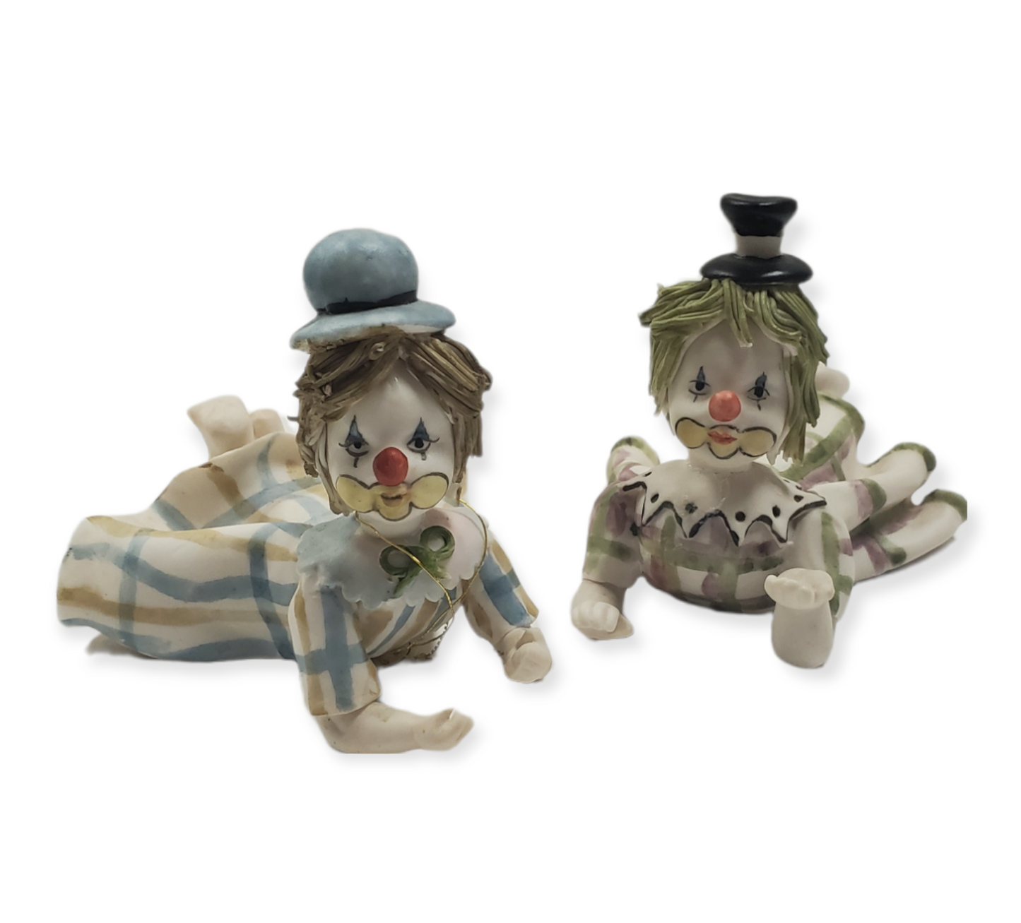 Surtido de figuras de payaso de bebé de porcelana #D961