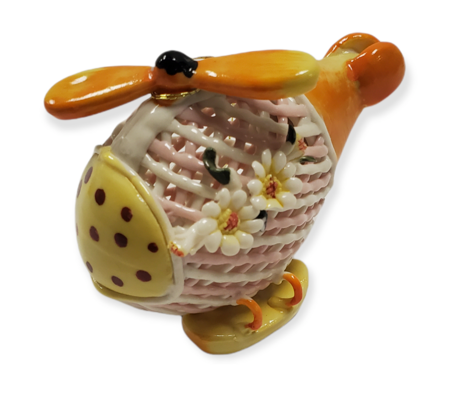 Recuerdos de fiesta temáticos de velero/avión/helicóptero de porcelana para bebé #6D1522