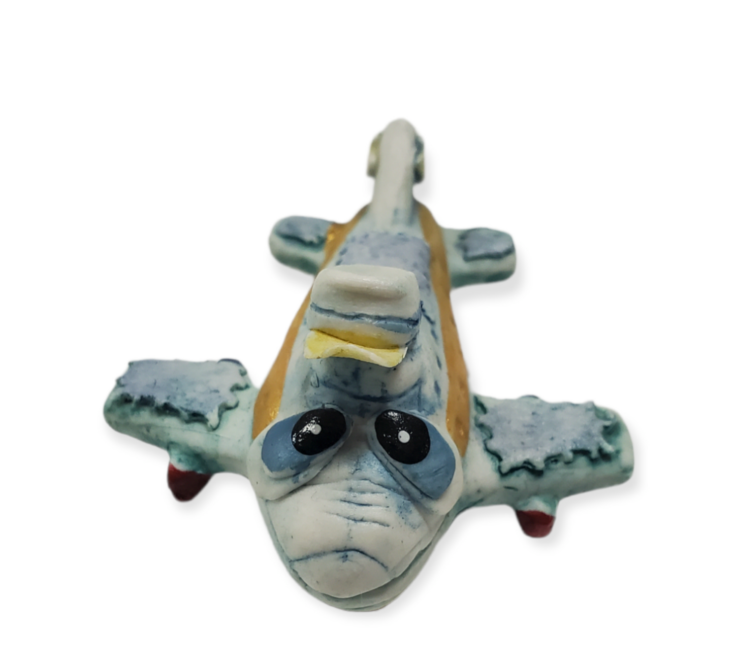 Favores de fiesta de helicóptero/avión de bebé de porcelana #7B2029