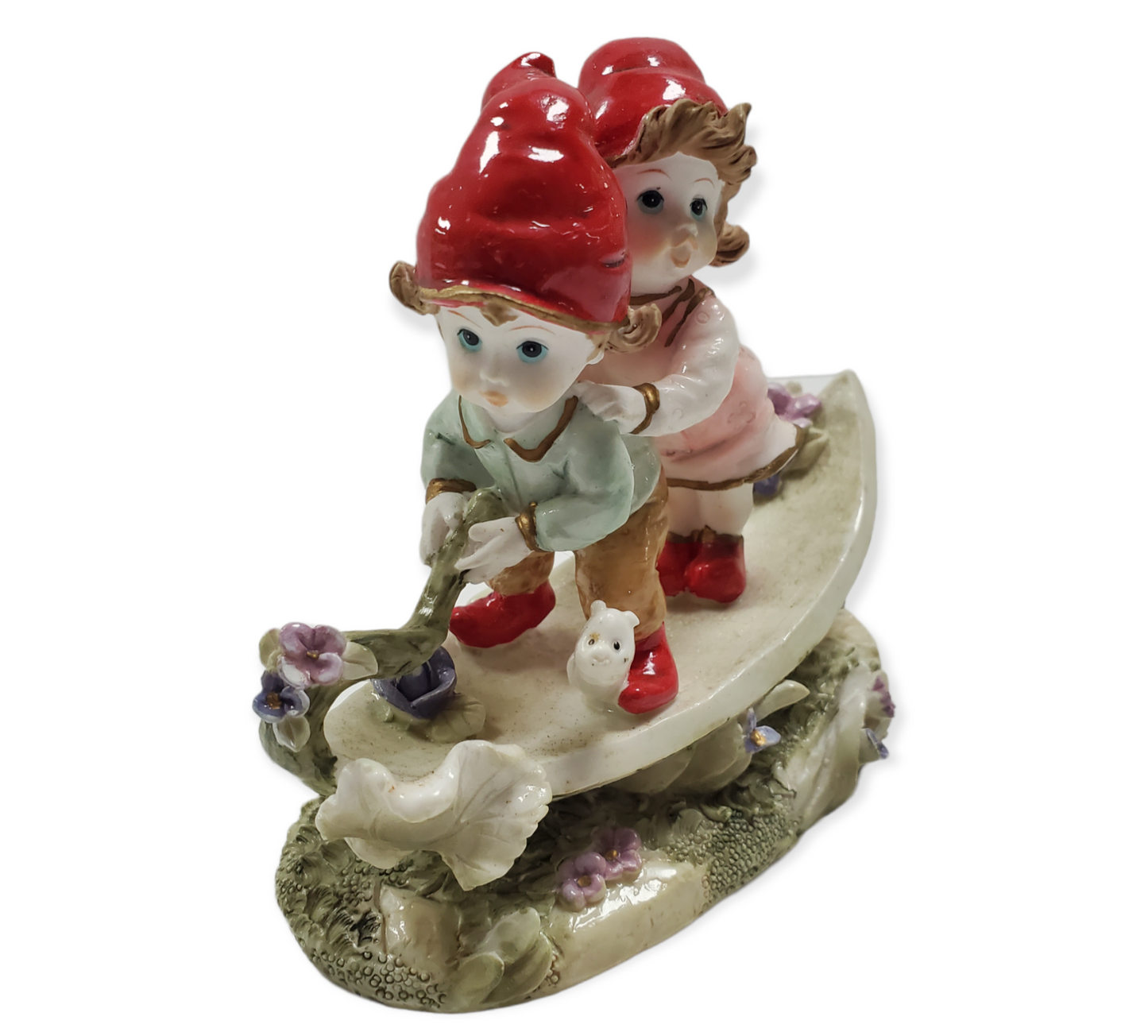 Favores de fiesta de porcelana para niña/hermano y hermana #12863V