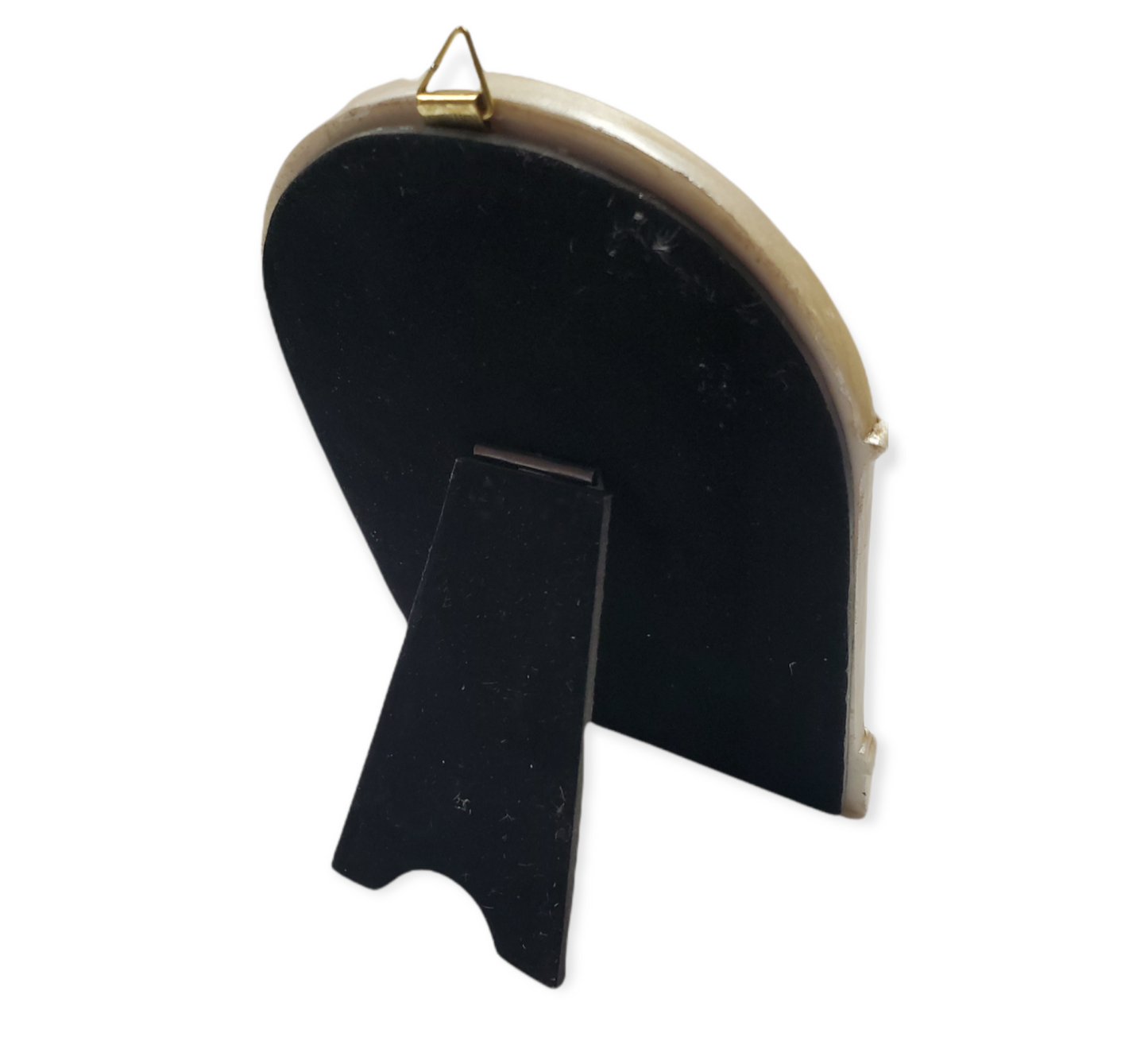 Favor de fiesta de placa de mesa/pared de madre e hijo de porcelana #7D3773