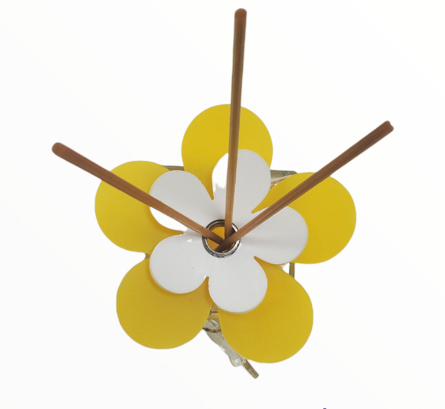 Debora Carlucci Collezione Renoir Grande diffusore rotondo Bottiglia di profumo di argan dolce con parte superiore di fiori vibranti 7 once. #DC5801