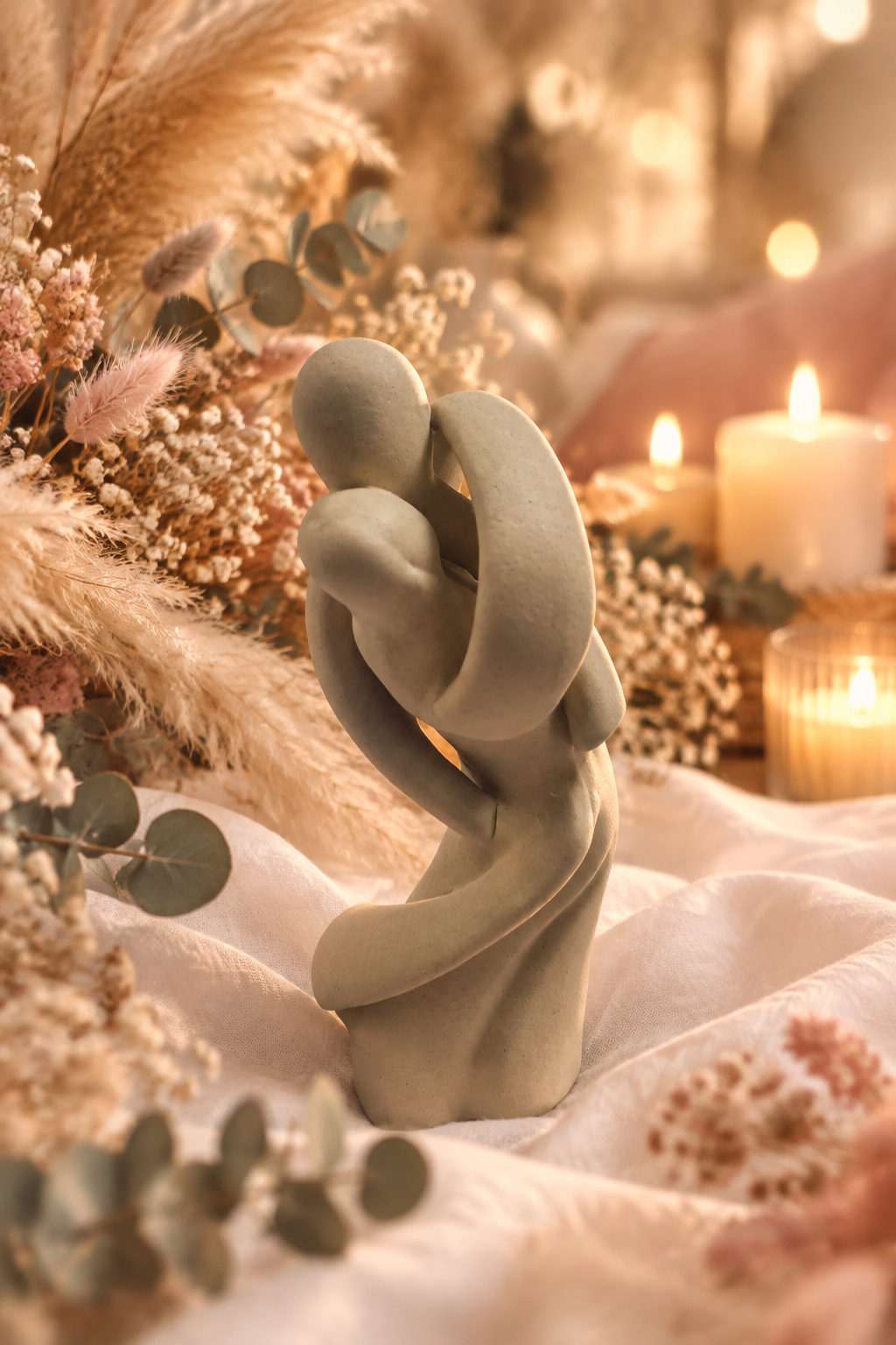 Debora Carlucci Boho Inspired Sweethearts Bride and Groom / Couple Figurine #DC3312