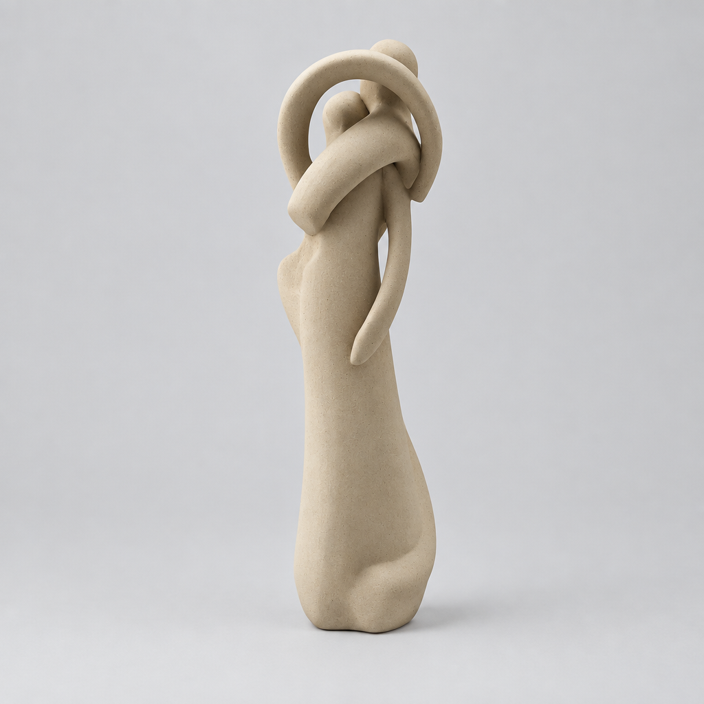 Figura de pareja de novios de arena inspirados en boho italiano #DC3312