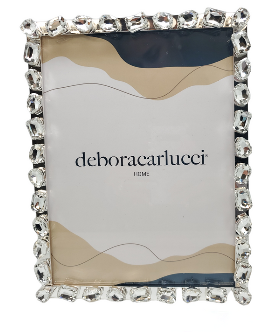 MARCO PARA FOTOS PARIGI EMBELLECEDOR PLATA CRISTAL 7,5 x 10 DC6188/ARG