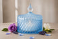 Marsiglia Collection Candle Jewelry Box Accented in Blue DC24020-B