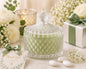 Marsiglia Collection Candle Jewelry Box Accented in Sage color DC24020-G