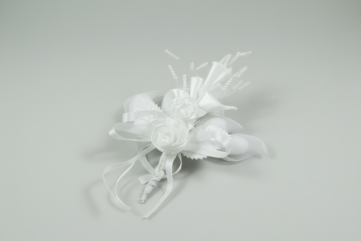 Bouquet di fiori di calla bianca w. streaming perle- 12 pz/borsa ARF2086