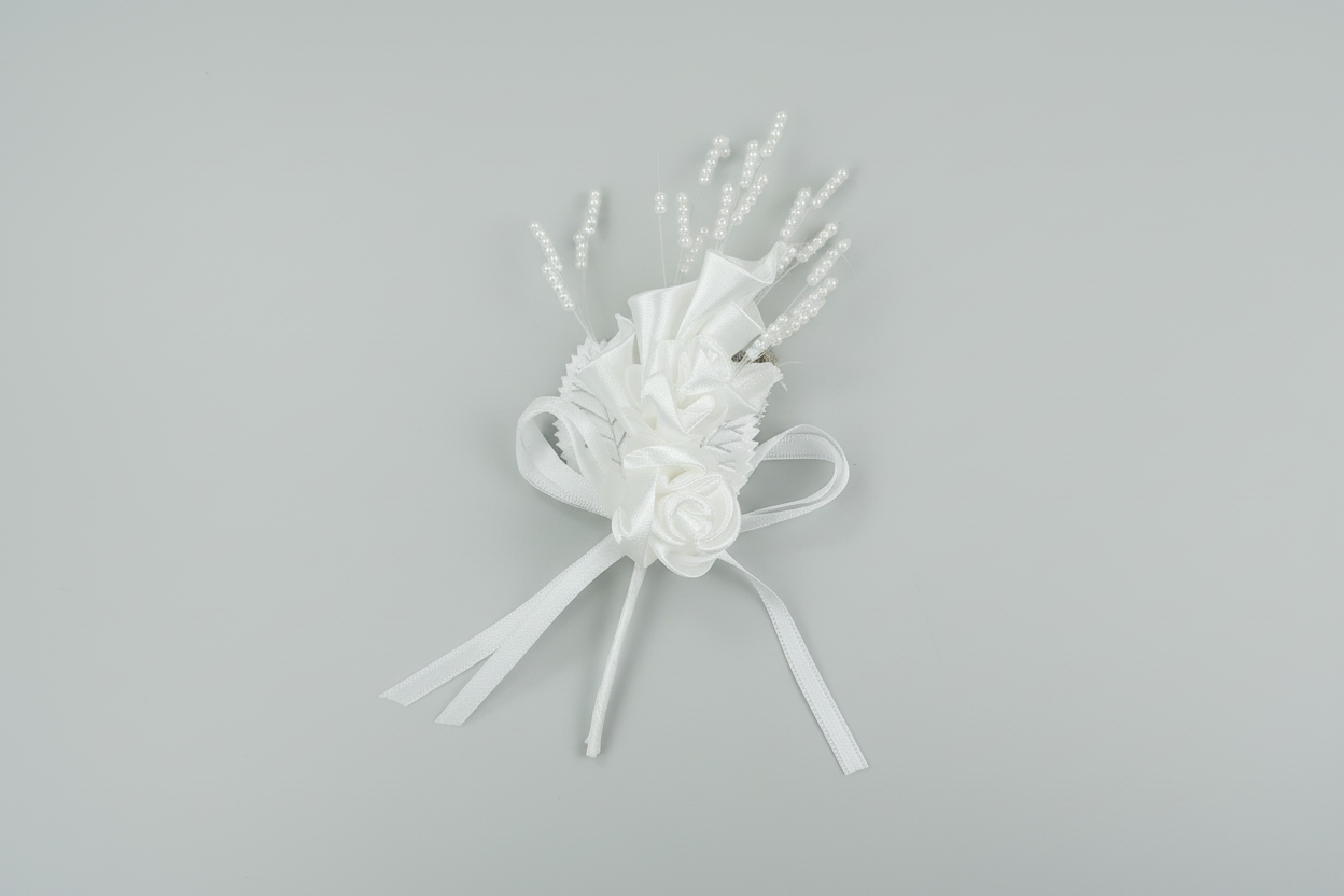 Bouquet di fiori di calla bianca w. streaming perle- 12 pz/borsa ARF2086