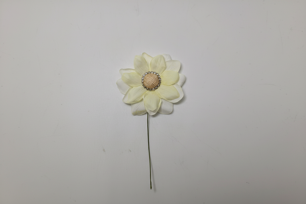 Flores w. Diamante de imitación - 72 piezas/bolsa #ARF2141