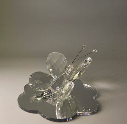 Figurilla de mariposa blanca de Murano y cristal italiano al 24 % #12557