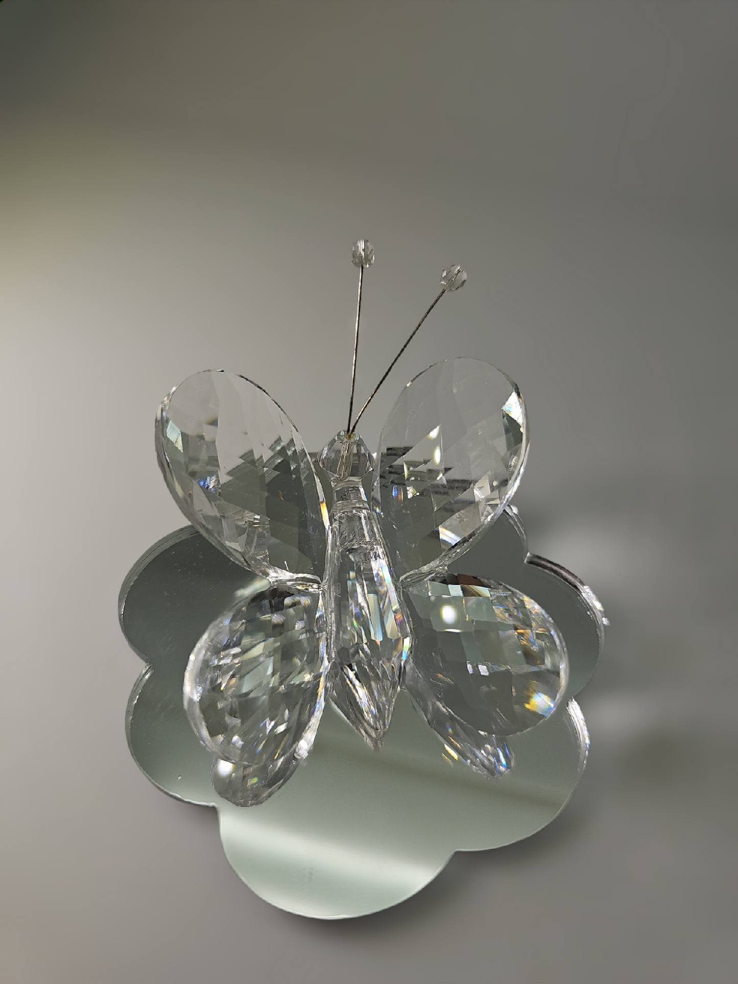 Figurilla de mariposa blanca de Murano y cristal italiano al 24 % #12557