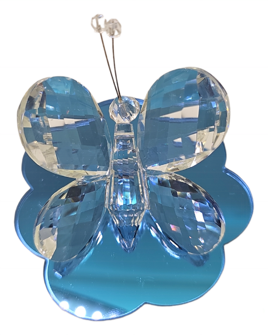 Debora Carlucci Crystal Blue Butterfly Figurine #DC23046BL