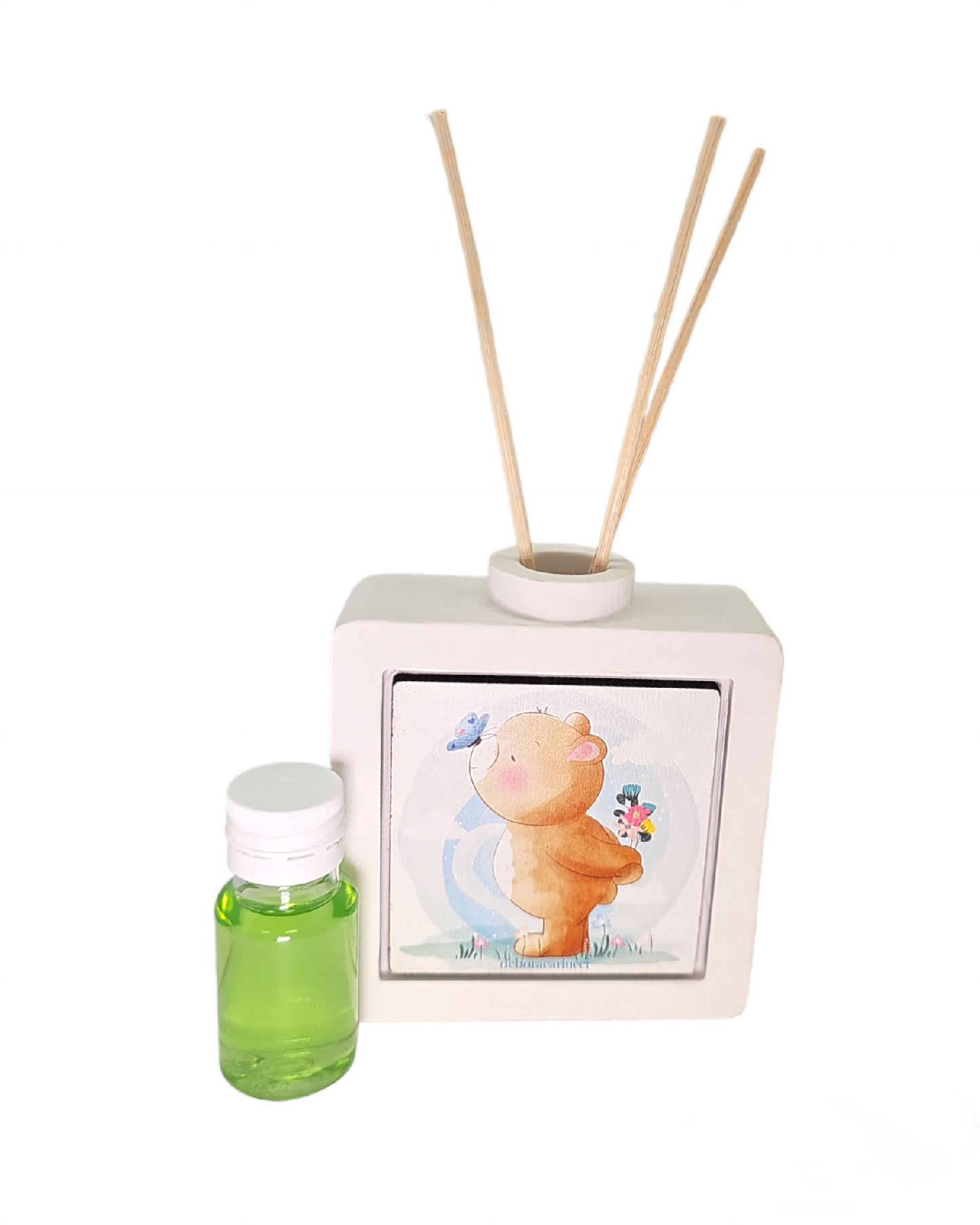 Debora Carlucci Aromatherapy Blue Teddy Bear Diffuser W. Scent  #DC23200B