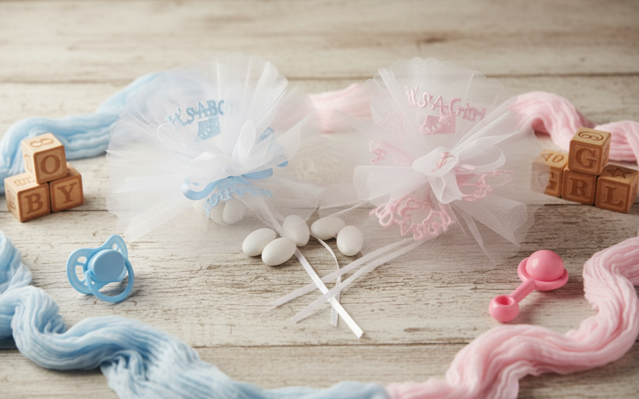 It's a Girl It's a Boy Netting - 25pc/bag #61119
