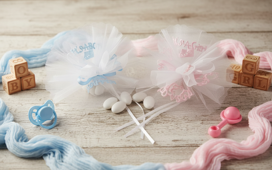 It's a Girl It's a Boy Netting - 25pc/bag #61119