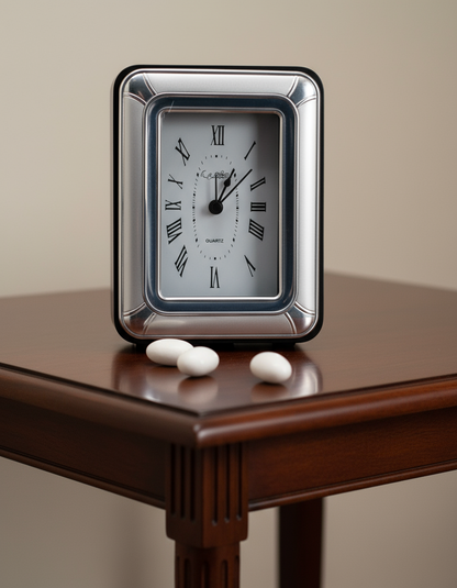 Italian 925 Argento Silver Picture Frame  or Table Clock  #926