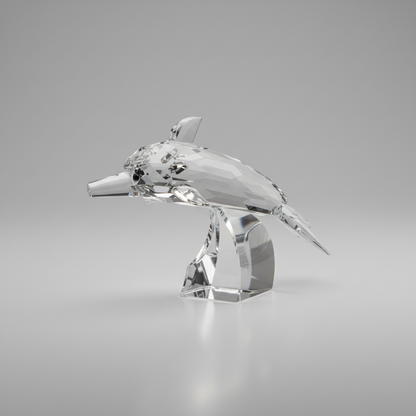 Bomboniere delfino di cristallo italiano #CR-098