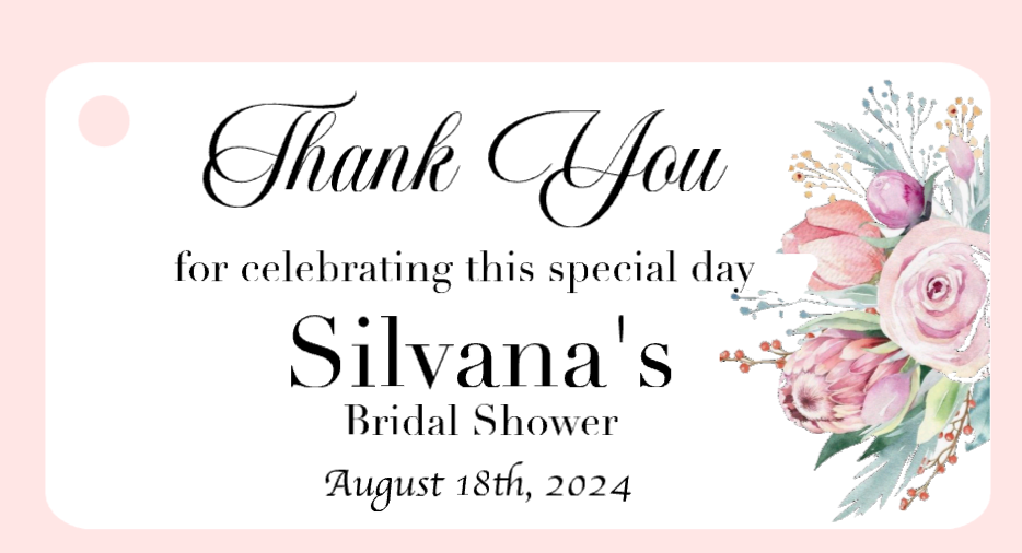 Bridal Shower Bigliettini / Tags MMBS-006