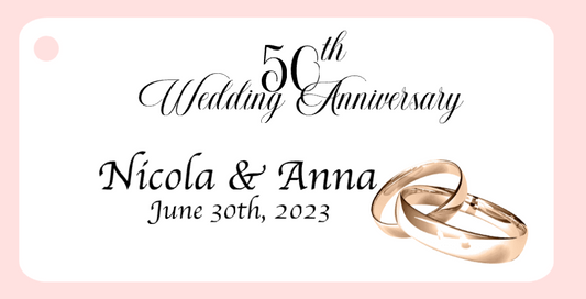 Recuerdo de boda Bigliettini / Etiquetas MMW-001