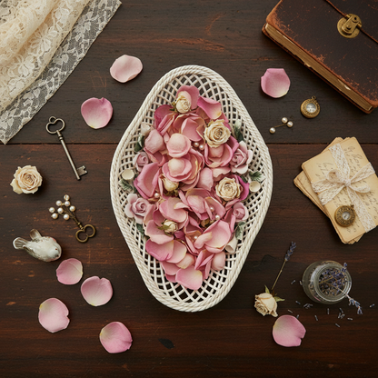 Cesta de porcelana #B963